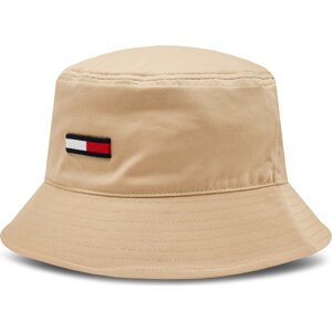 Klobouk Tommy Jeans Tjm Elongated Flag Bucket Hat AM0AM11697 Béžová