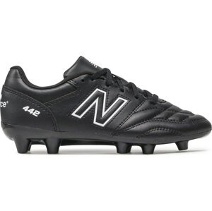 Boty na fotball New Balance 442 V2 Academy Jnr Fg JS43FBK2 Černá