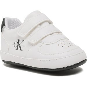 Sneakersy Calvin Klein Jeans Velcro Shoe V0B4-80540-1582X002 Bílá