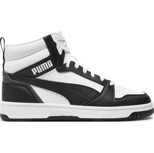 Sneakersy Puma Rebound v6 Mid Jr 393831 01 Bílá