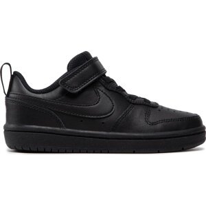 Sneakersy Nike Court Borough Low 2 (PSV) BQ5451 001 Černá