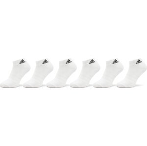 Nízké ponožky Unisex adidas Cushioned Sportswear Ankle Socks 6 Pairs HT3442 white/black