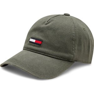 Kšiltovka Tommy Jeans Tjm Elongated Flag Denim Cap AM0AM12427 Zelená