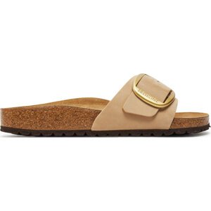 Nazouváky Birkenstock Madrid Big Buckle Lenb 1024009 Béžová