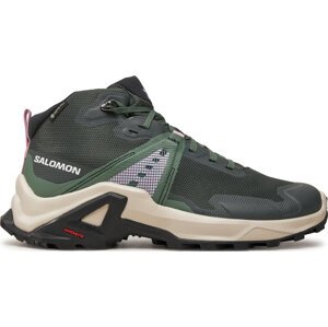 Trekingová obuv Salomon X Raise Mid Gore-Tex L47458100 Zelená