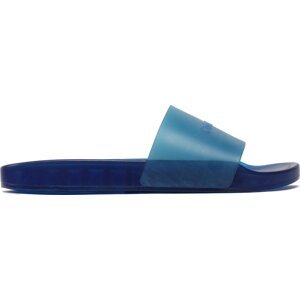 Nazouváky Calvin Klein Transp Pool Slide Rubber HM0HM00982 Modrá