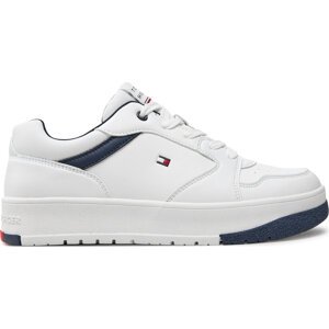 Sneakersy Tommy Hilfiger Low Cut Lace-Up Sneaker T3X9-33638-1351 Bílá