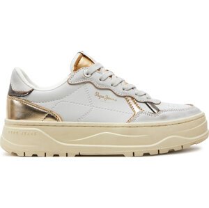 Sneakersy Pepe Jeans Kore Club W PLS00021 Bílá