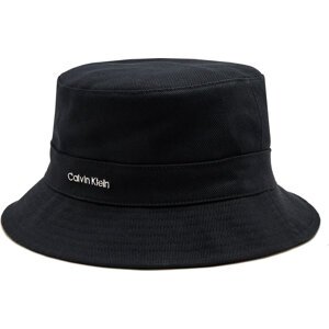 Klobouk Calvin Klein Monogram Reversible Bucket Hat K60K612035 Černá