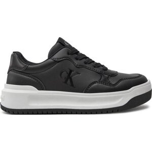 Sneakersy Calvin Klein Jeans Low Cut Lace-Up Sneaker V3A9-80980-1355 M Černá