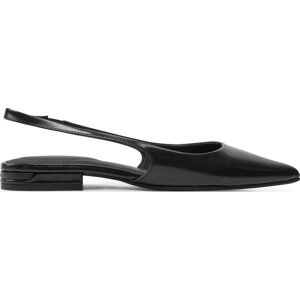 Sandály Calvin Klein Flat Slingback Pump Saff HW0HW02135 Černá