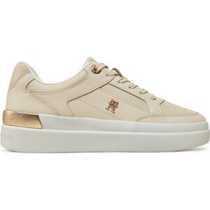 Sneakersy Tommy Hilfiger Feminine Court Sneaker FW0FW08126 Béžová