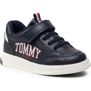 Sneakersy Tommy Hilfiger Low Cut Lace-Up T1B4-32218-1384 M Tmavomodrá