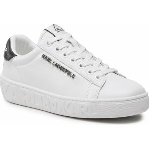 Sneakersy KARL LAGERFELD KL61018A White Lthr