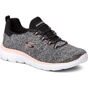 Sneakersy Skechers Quick Getaway 12983/BKCL Šedá