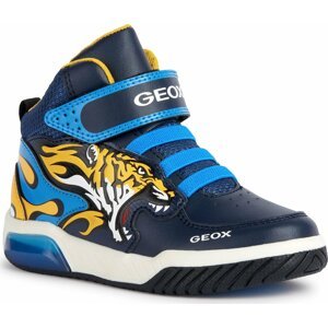 Sneakersy Geox J Inek Boy J369CC 0BUCE C0657 M Navy/Yellow