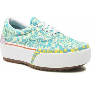 Tenisky Vans Era Stacked VN0A4BTOCE51 Wavy Daze Tile Blue