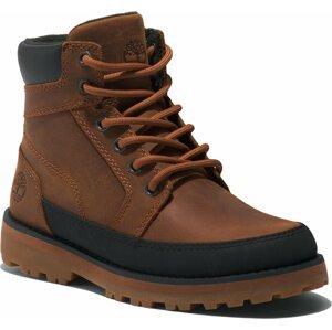 Turistická obuv Timberland Courma Kid Boot W/ Rand TB0A5XJ9F131 Rust Full Grain