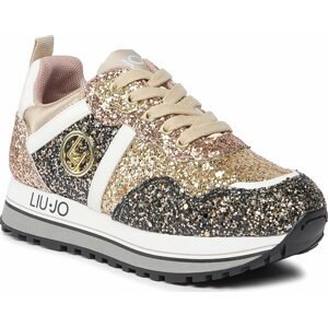 Sneakersy Liu Jo Maxi Wonder Glitter 4F3301 TX007 S Gold 00529