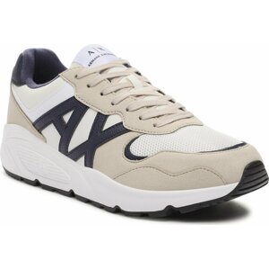 Sneakersy Armani Exchange XUX152 XV610 T058 Beige+Navy