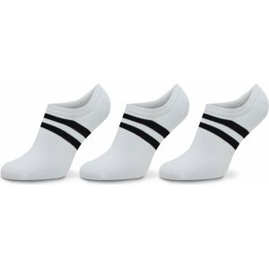Sada 3 párů kotníkových ponožek unisex Pepe Jeans PMU30021 White 800