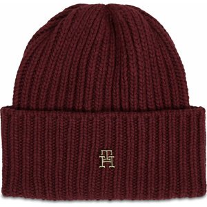 Čepice Tommy Hilfiger Limitless Chic Beanie AW0AW15299 Rouge XJS