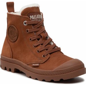 Turistická obuv Palladium Pampa Hi Zip Wl 95982-200-M Brown Pattina