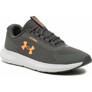 Boty Under Armour Ua Charged Rouge 3 Storm 3025523-101 Jet Gray/Holo Gray/Orange Blast