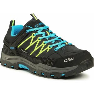 Trekingová obuv CMP Rigel Low Trekking Shoes Wp 3Q13244J Antracite/Yellow Fluo 34UF
