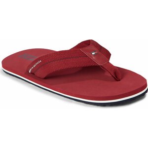 Žabky Tommy Hilfiger Im Bold Hilfiger Beach Sandal FM0FM04864 Rouge XJS