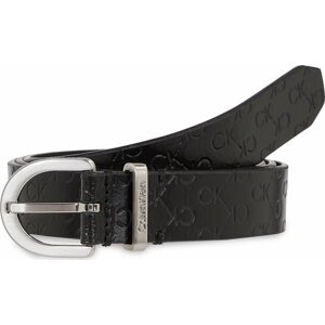 Dámský pásek Calvin Klein Ck Must Loop Rnd Belt K60K611295 Ck Black BAX