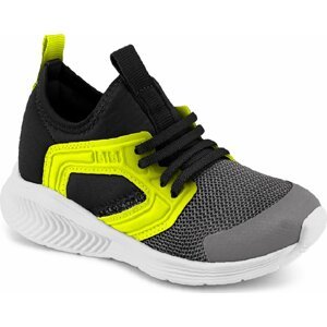 Sneakersy Bibi Fly Baby 1186025 Graphite/Black/Yellow Fluor