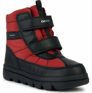 Sněhule Geox J Willaboom Boy B Ab J36LFB 0FU54 C0020 D Red/Black