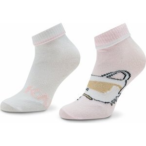 Dětské ponožky Karl Lagerfeld Kids Z90039 Pink 475