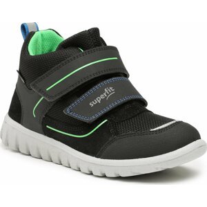 Kotníková obuv Superfit 1-006189-0000 D Black/Green