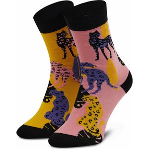 Klasické ponožky Unisex Cup of Sox Wild Socks Žlutá