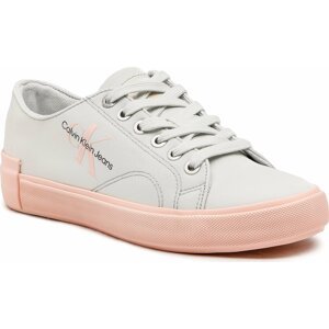 Tenisky Calvin Klein Jeans Ess Vulcanized Laceup Low Ny YW0YW00756 Cirrus Grey/Pink Blush 0IN