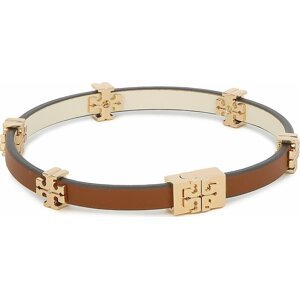 Náramek Tory Burch Eleanor Leather Bracelet 147235 Hnědá