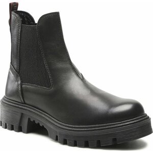 Kotníková obuv s elastickým prvkem Wrangler Seattle Chelsea Leather WL22507A Black 062