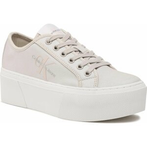 Tenisky Calvin Klein Jeans Cupsole Flatform Ny Pearl Wn YW0YW01221 Eggshell/Peach Blush ACF