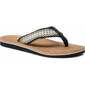 Žabky Tommy Hilfiger Th Cork Sandal FW0FW07145 Space Blue DW6