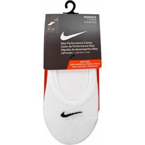 Sada 3 párů dámských ponožek Nike SX4863 101 Bílá