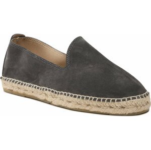 Espadrilky Manebi Suede Flat Espadrilles W 1.0 C0 Carbon Grey