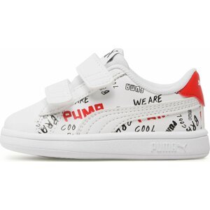 Sneakersy Puma Smash v2 Brand LoveVinf 389761 01 Puma White/Black/Red