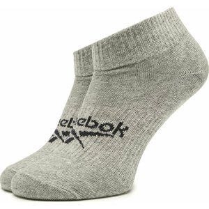 Nízké ponožky Unisex Reebok Active Foundation Ankle Socks GI0067 Medium Grey Heather