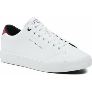 Sneakersy Tommy Hilfiger Hi Vulc Core Low Lth FM0FM04687 White YBS