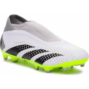 Boty adidas Predator Accuracy.3 Laceless Firm Ground Boots GZ0021 Ftwwht/Cblack/Luclem