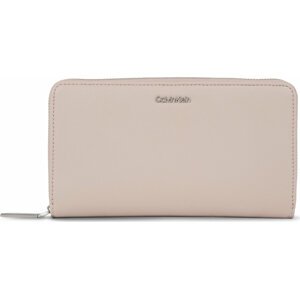 Dámská peněženka Calvin Klein Ck Must Z/A Wallet Xl K60K608164 Shadow Gray PE1