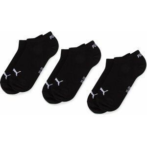 Sada 3 párů nízkých ponožek unisex Puma 261080001 Black 200