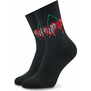 Dámské klasické ponožky Pinko Aimee 101204 A0VD Black/Red Multi ZR3